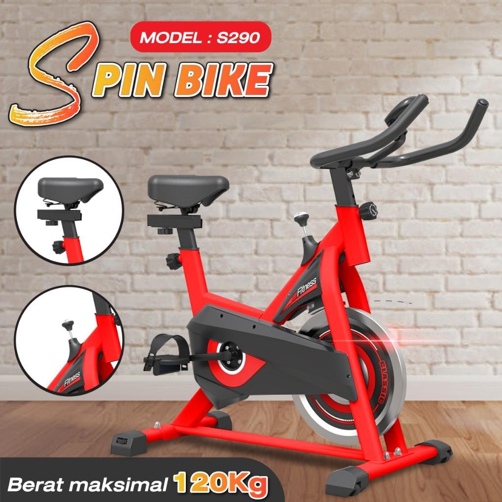 Htd Sport Sepeda Statis Kualitas Gym Alat Olah Raga Rumahan Spin Bike Elite/S290/S303/S500