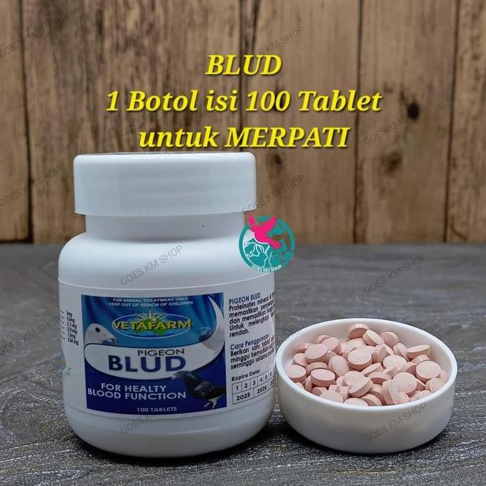 VETAFARM TABLET BLUD ISI 100 - MERPATI PIGEON