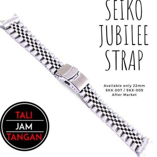 20Mm Jubilee Strap For Seiko Skx007 Skx009 Skx013 Tali Jam Rantai