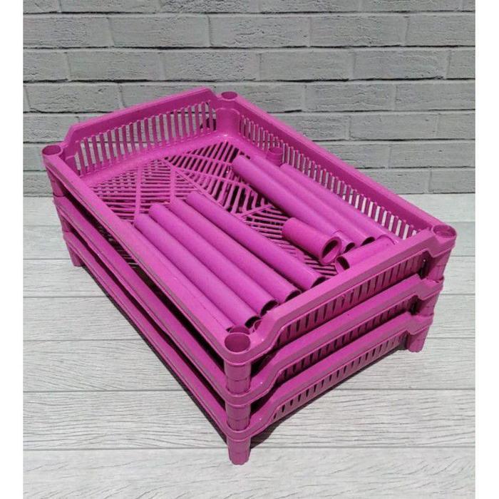 (Termurah) Sale Rak Piring Plastik Murah / Rak Display Jajanan / Rak Bumbu / Serbaguna Bestseller