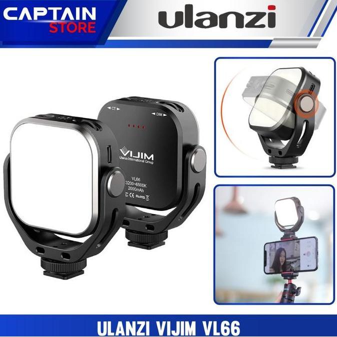 NEW ULANZI VIJIM VL66 LED Lampu Foto dengan 66 LED - Ulanzi VIJIM VL66