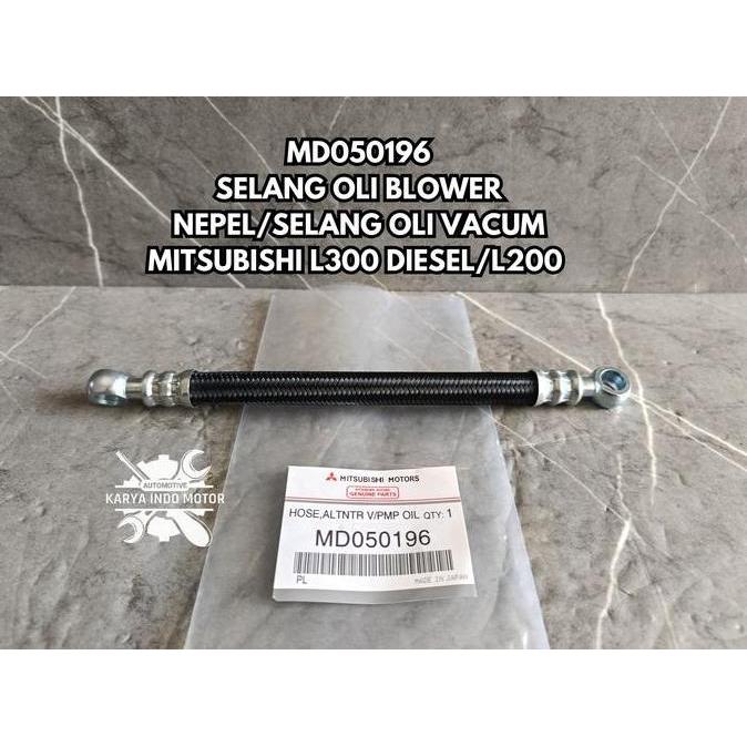 Md050196 Selang Altenator Nepel L300 L300D Selang Oil Hose Oli Vacum