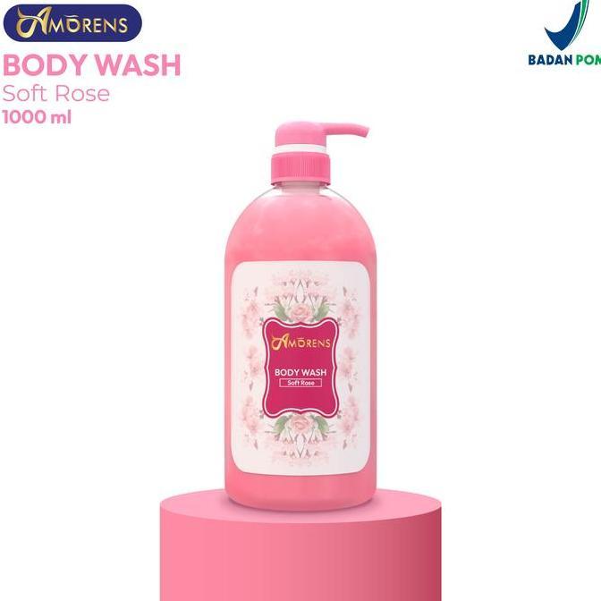 [BPOM] [LIMITED] AMORENS Sabun Mandi Cair 1000 ML Refill / Body Soap & BODY WASH Melembutkan dan Mel