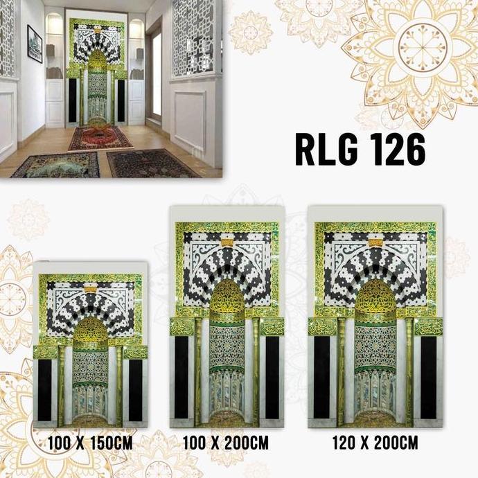 Stiker Dekorasi Musholla / Mihrab Dekorasi Dinding Ruang Musholla Wallsticker Kaligrafi/ Wallpaper S