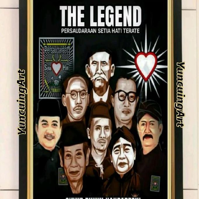 Hiasan Dinding Poster Legenda Psht Plus Figura Ukuran 53*35