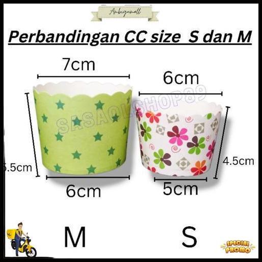 Muffin Paper Cup S Mangkok Kertas Muffin Kertas Alas Roti Ready Stock
