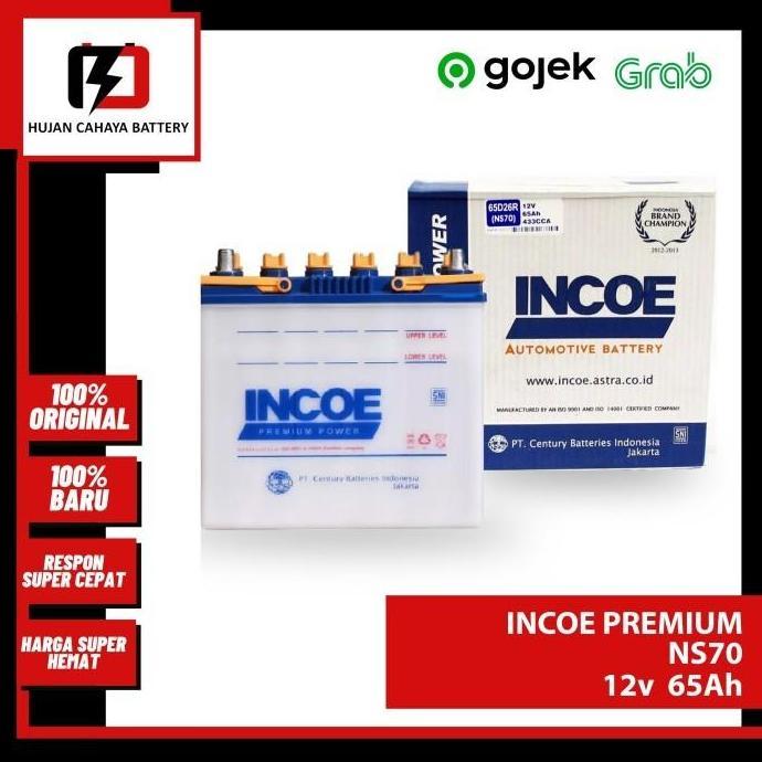 NEW Aki Mobil INCOE PREMIUM NS70 / NS-70 / NS70 - Aki CHERY TIGGO
