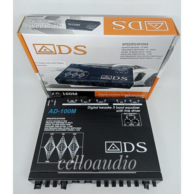 Promo Pre Amp Parametrik Ads Ad-100M Mobil Ad 100M Cod