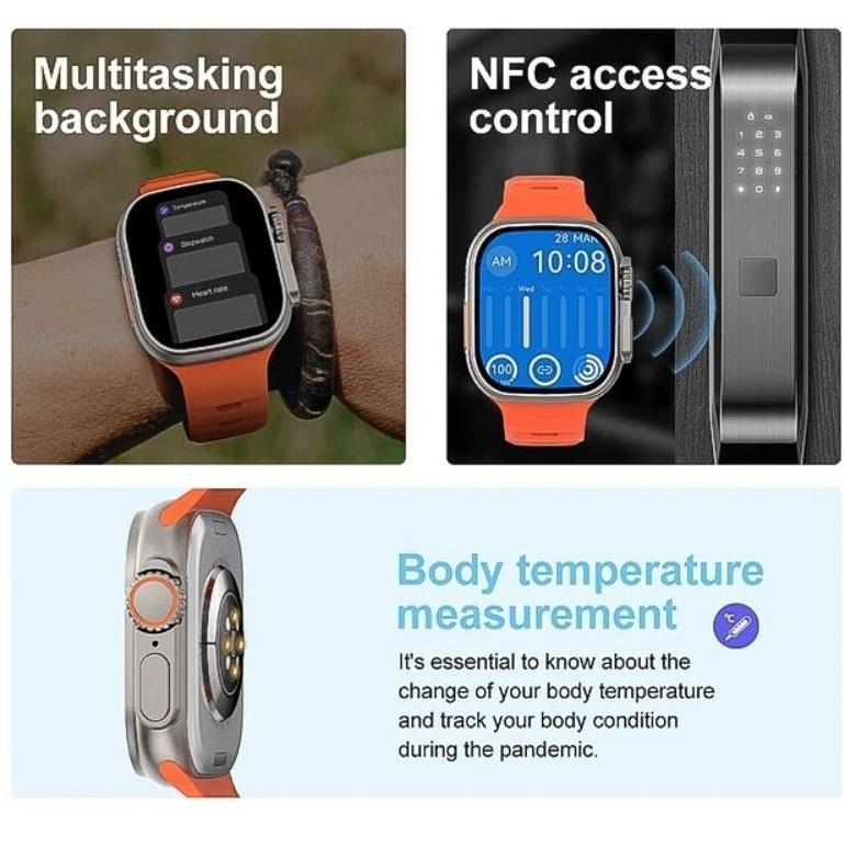 Big Sale Garansi Smart Watch Dt8 Ultra Dt No1 Series 8 49Mm 2 Inch Hd Screen Wear Pro Dt8 Ultra Smar