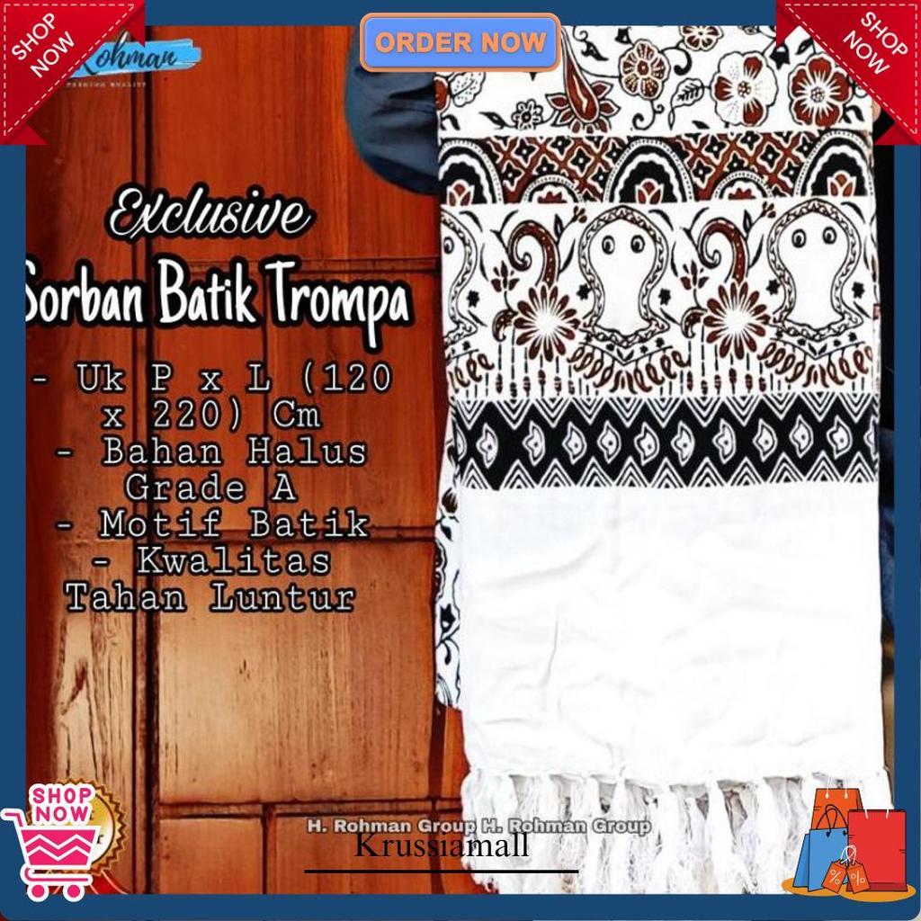 Sorban Batik Motif Sorban Batik Rida Arida Motif Aceh Sorban Solo Habaib Sorban Kashmiri Batik Sorba