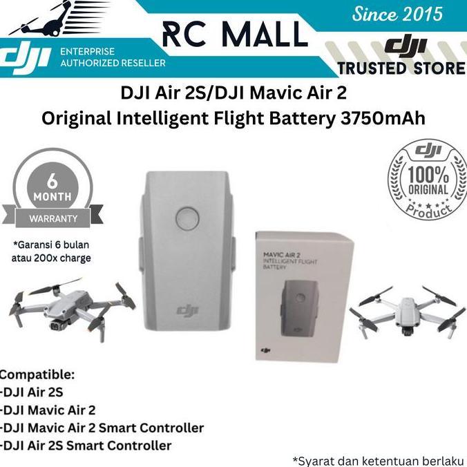 TERMURAH - Battery Baterai DJI Air 2S DJI Mavic Air 2 Intelligent Flight Battery 3750mAh Drone DJI M