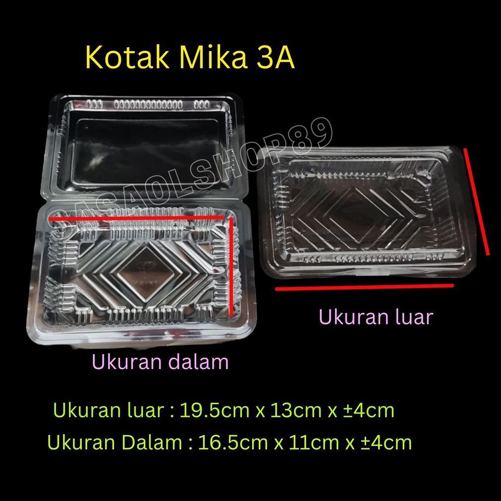 Mika Plastik Kue 3A Tebal  /Mika Tempat Bolu/Mika Kue Pilihan Tepat