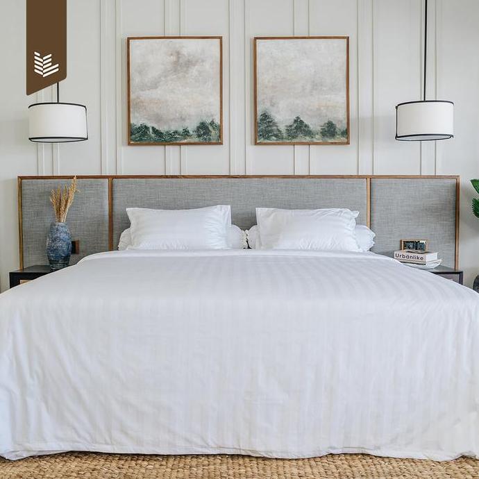 IndoLinen - Sprei / Fitted Sheet - 100% Cotton TC300 - Hotel Collection