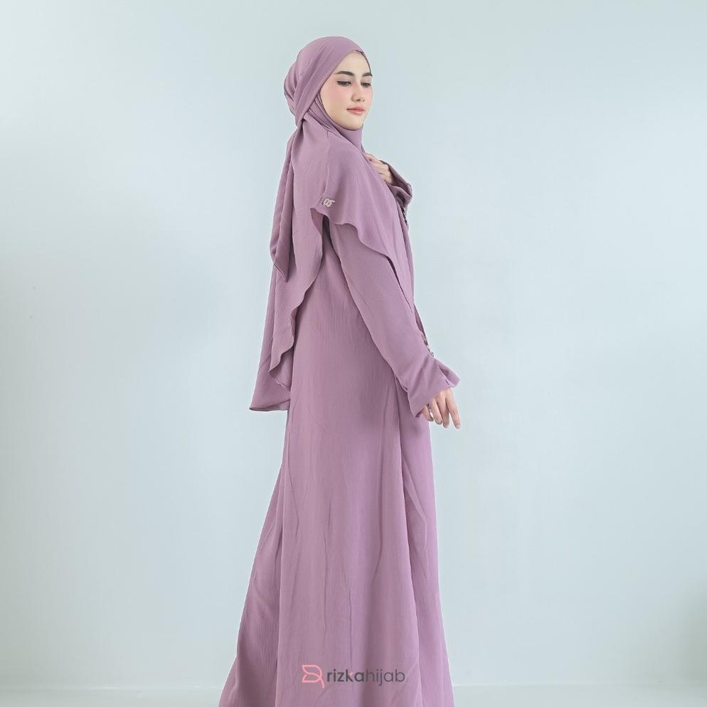 OFFICIAL RIZKA HIJAB - SHAFEEYA ABAYA SET FRENCH KHIMAR