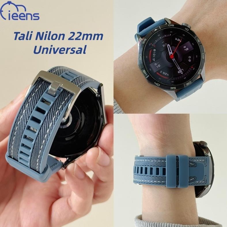 22mm Nylon Strap For Huawei Watch GT6 /5 /GT5Pro (46mm) //GT4/GT3/GT2/GT2pro/ GT3pro Tali Jam Tangan