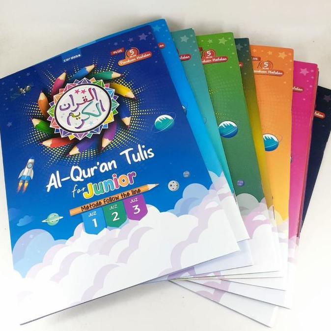 Al-Qur'an Mushaf Tulis For Junior Juz 1-30 Plus 5 Blok Panduan Hafalan