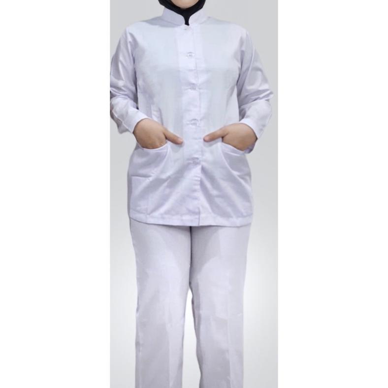 Sales Satu Stel Baju Perawat Khusus Wanita / Jas Perawat & Celana Perawat