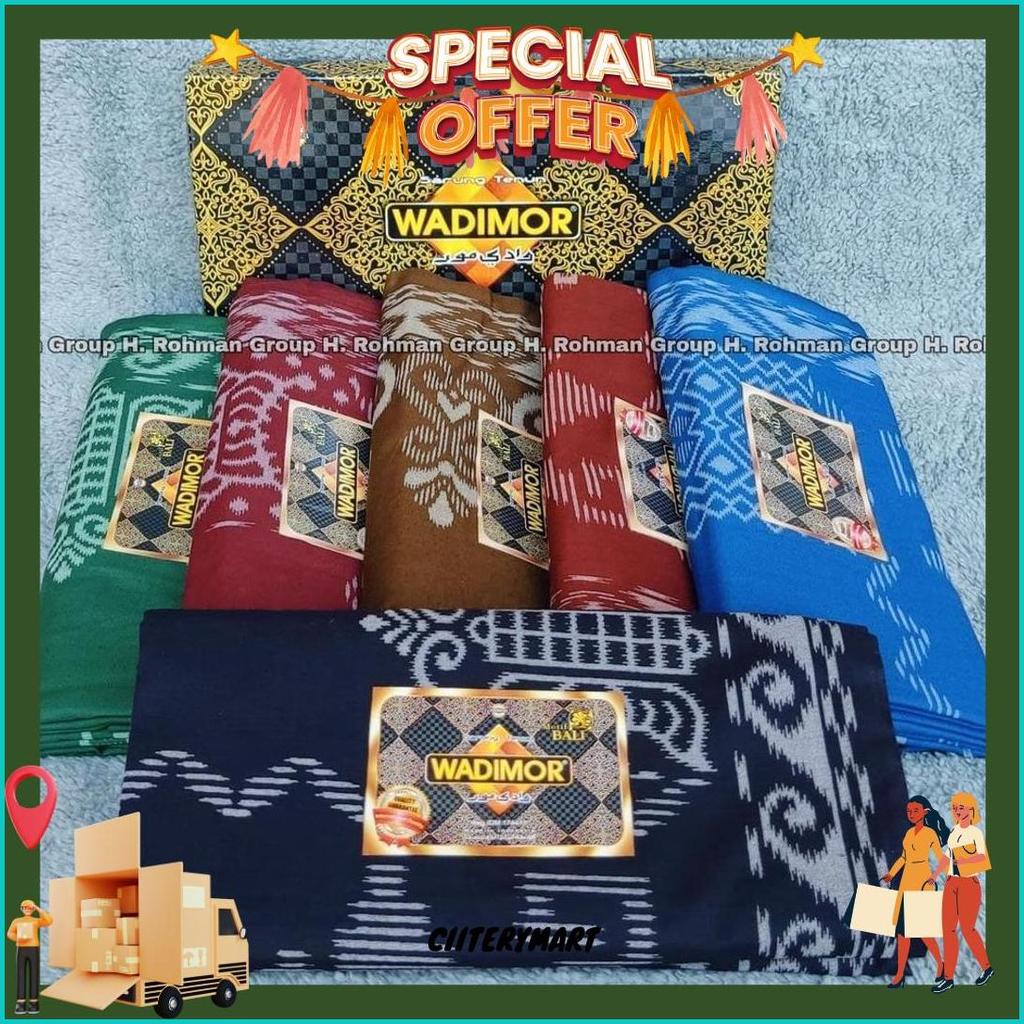 Sarung Wadimor Motif Batik Bali Baliku Balimoon Bali 555 Banyak Warna / Sarung Wadimor Pria / Sarung