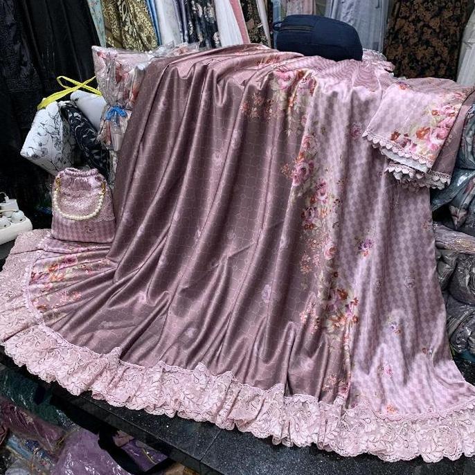 MUKENA RALINA SILK/ MUKENA SILK PREMIUM/ MUKENA MOTIF PREMIUM