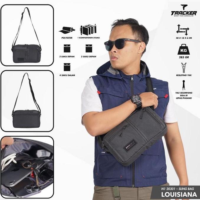 Tas Selempang Pria Tracker Louisiana