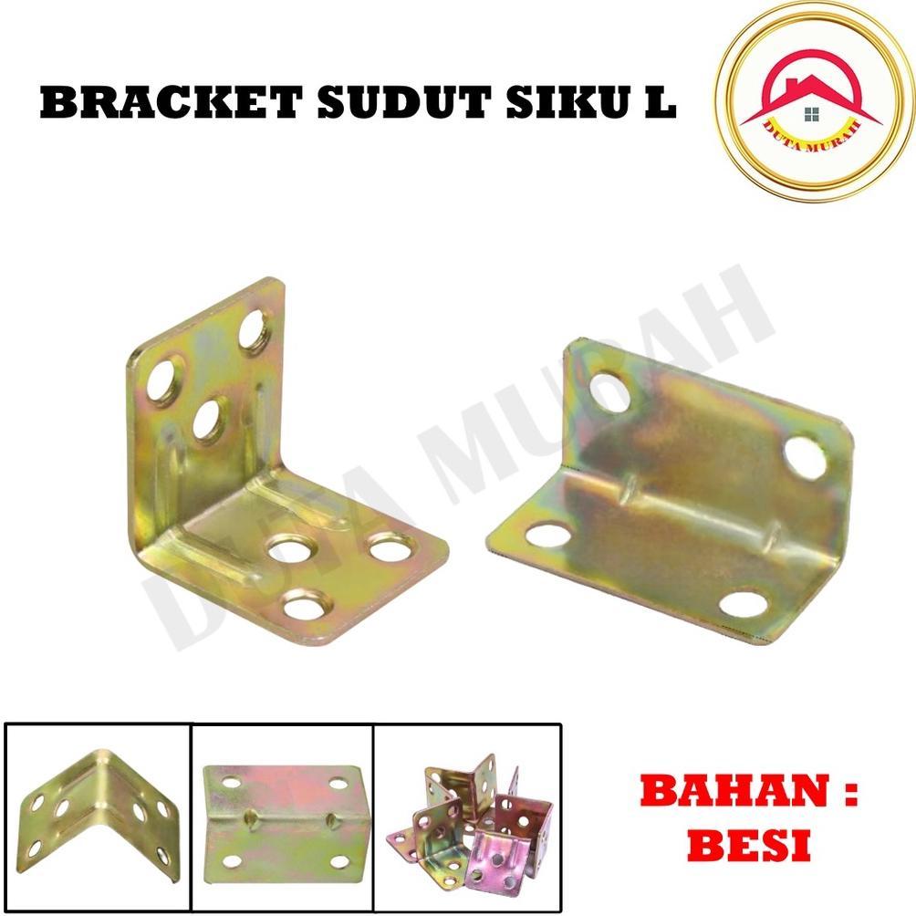 Bracket Siku L  Ambalan L  Plat L Penyangga  Siku Penyangga Besi