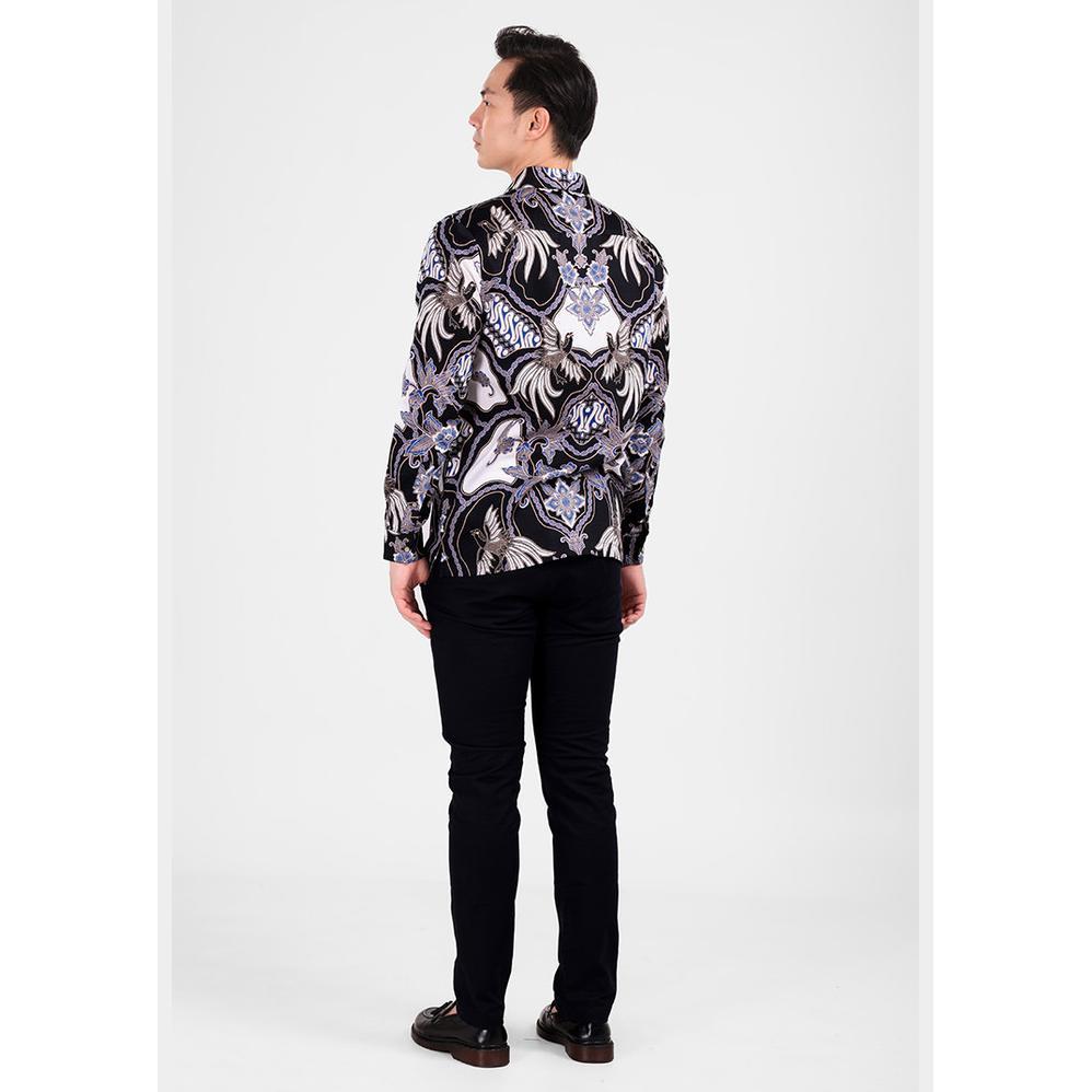 MANZONE - Kemeja Batik Lengan Panjang Pria Daranjaka 3 Modern Fit