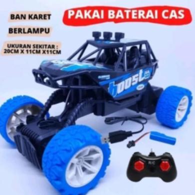 recommended mainan anak mobil remote control offroad sni ban karet rc car jeep boost monster