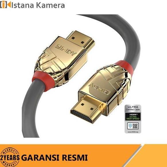 Sale Lindy 37601 Kabel Gold Hdmi 2.1 Ultra High Speed 10K Hdmi To Hdmi 1M