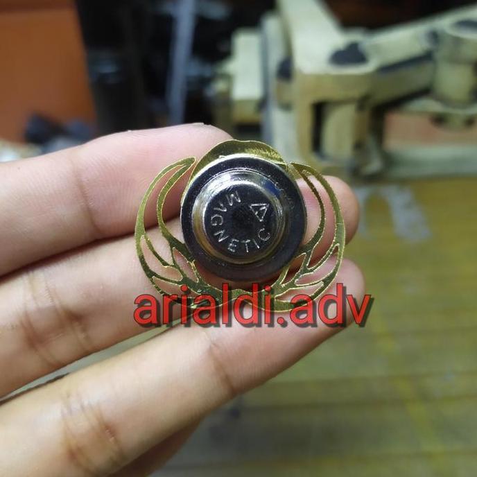pin korpri bolong magnet,pin korpri kerancang