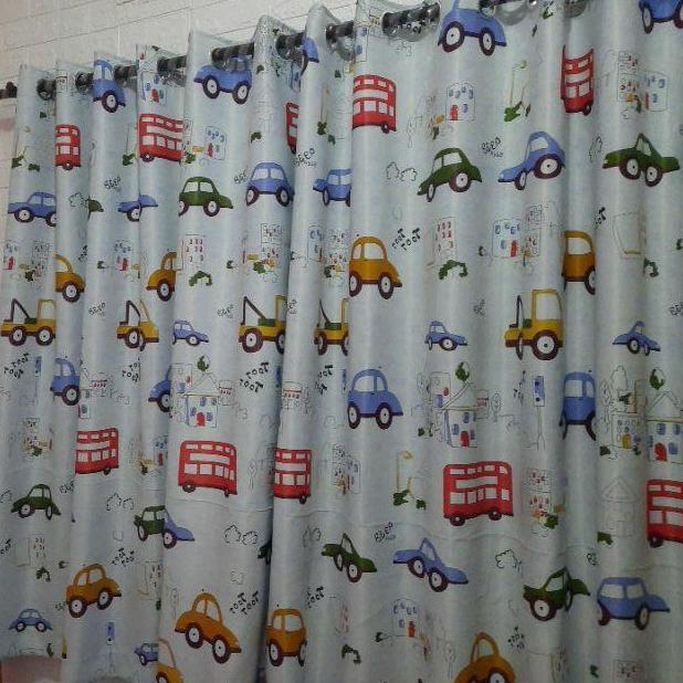 new gorden anak /karakter/gorden minimalis / tirai jendela minimalis / gorden pintu/mobil kecil