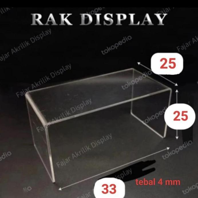 acrylik tempat pajangan(rak penyekat)