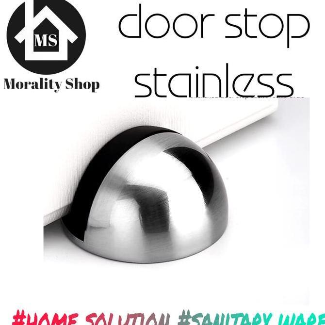 door stop stainless onassis 09 / doorstop keong penahan pintu kaca A48