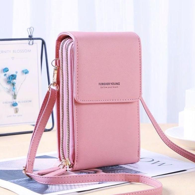 HDK-Tas selempang wanita Tas slingphon Tas Hp wanita Tas Hp minoso Tas hp forever young