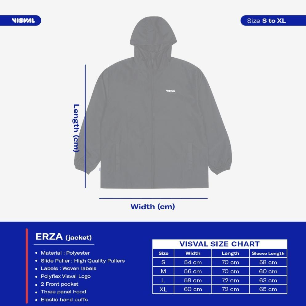 TERBARU Jacket Erza - Visval - Jaket Windbreaker