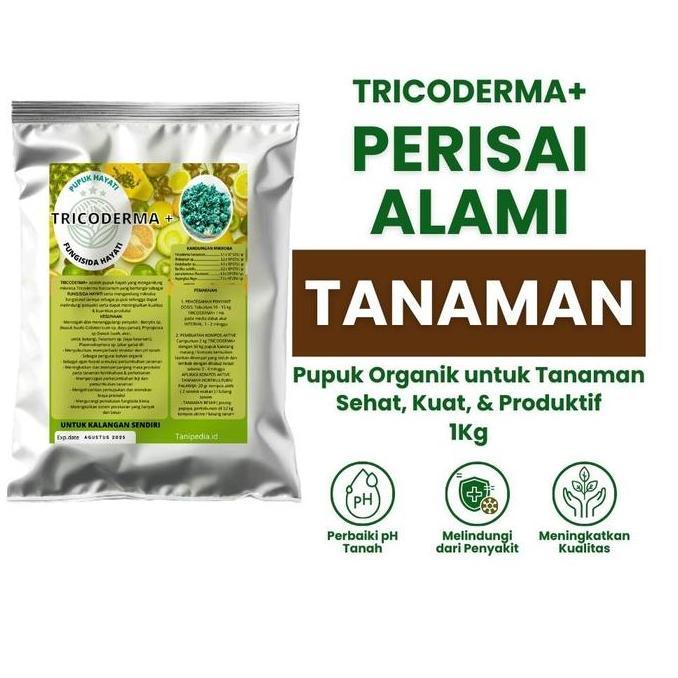 Pupuk Hayati Tricoderma + 1 Kg - Tricoderma 1 Kg - Pupuk Tricoderma -