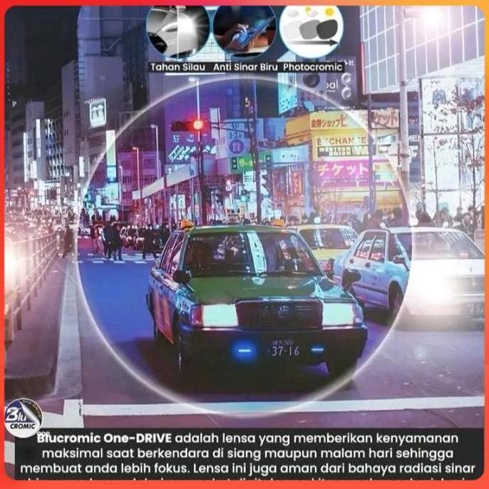 Sale Lensa Night Driving One Drive Minus Normal Dan Silinder Eyewear Laki-Laki Dan Perempuan Bluecro
