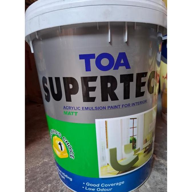 CAT TEMBOK INTERIOR TOA SUPERTECH 25 Kg