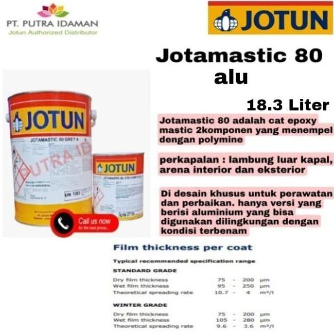 JOTUN CAT EPOXY / JOTAMASTIC 80 AL 18.3 LITER / 2 KOMPONEN / CAT EPOXY