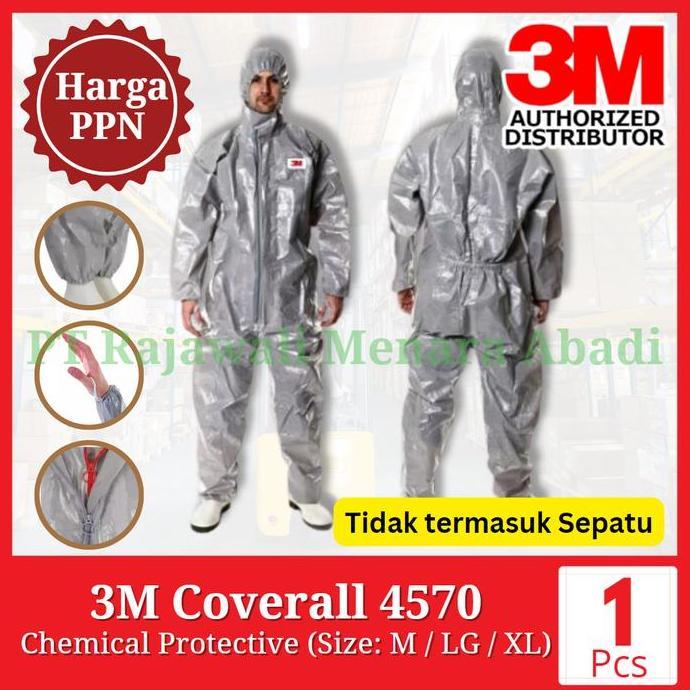 3M Chemical Protective Coverall 4570 (Varian Size)