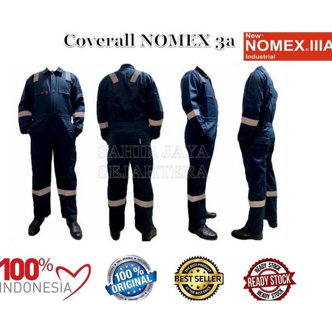 Coverall NOMEX 3A Original Wearpack Nomex IIIA 3A Coverall Fire Retardant Original Safety Nomex