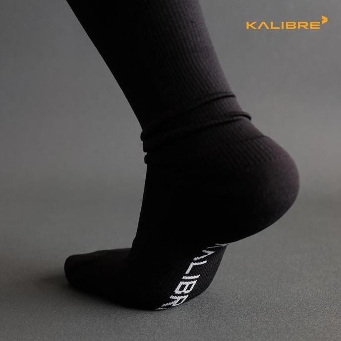 Kaos Kaki Kalibre Mens Compressions Socks Black 993147000 / 993147 Original Ready