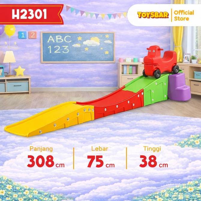Mini Roller Coaster Anak H2301 Mainan Playground Seru & Aman untuk Bermain