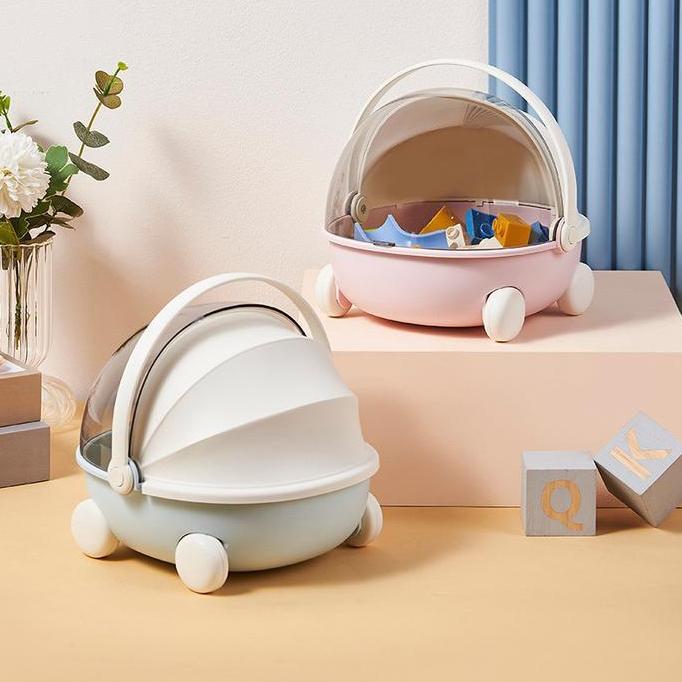 TERLARIS!! VIXPLORN STORAGE BOX DENGAN TUTUP / KOTAK PENYIMPANAN DESKTOP CRADLE LUCU/ KOTAK PENYIMPA