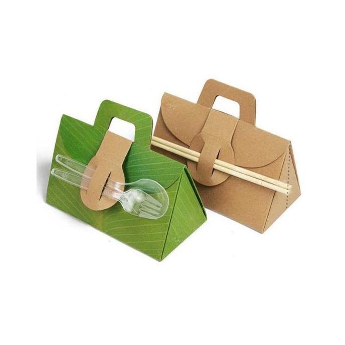 Kertas Bungkus Nasi Lunch Food Box Kemasan Makanan Rice Pack Laminasi Berkualitas