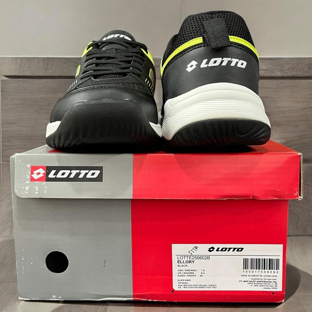 New Sepatu Lotto Tenis Pria Original Murah