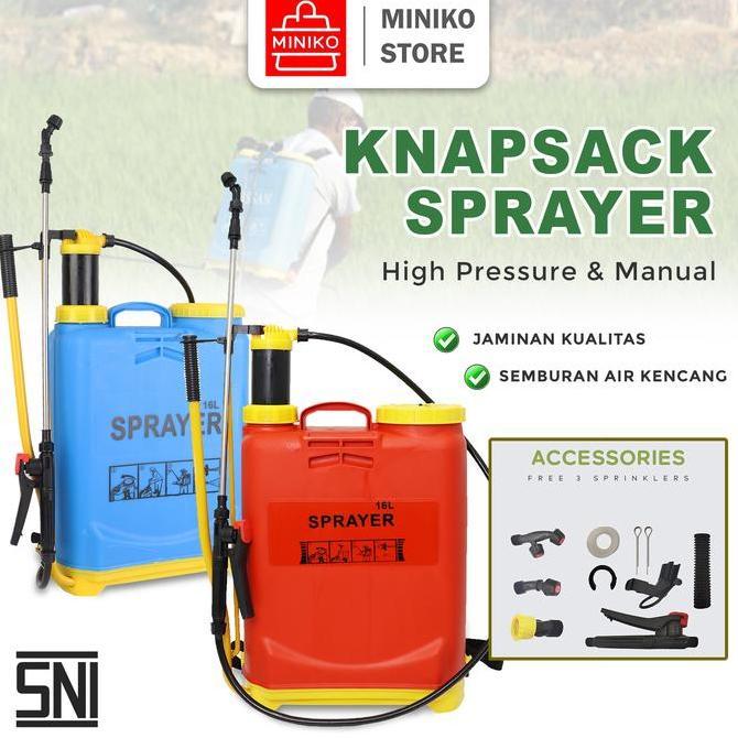 Sprayer 16 Liter Alat Semprotan Hama Tanaman Perkebunan Sprayer Manual