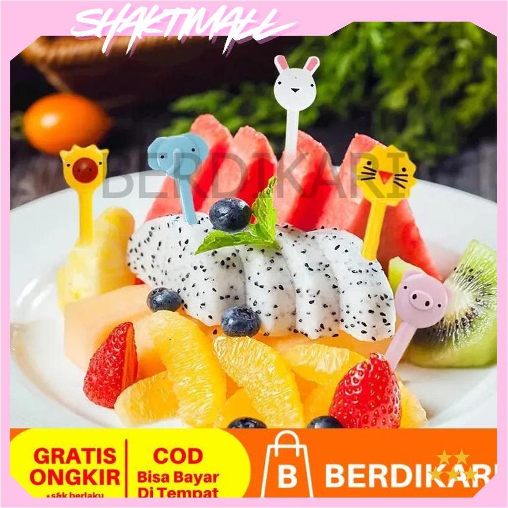 Tusukan Bento Karakter Lucu Tusukan Gemoy Jerapah Gajah Mata Tusukan Gemoy Garpu Bento Buah Kue Dess