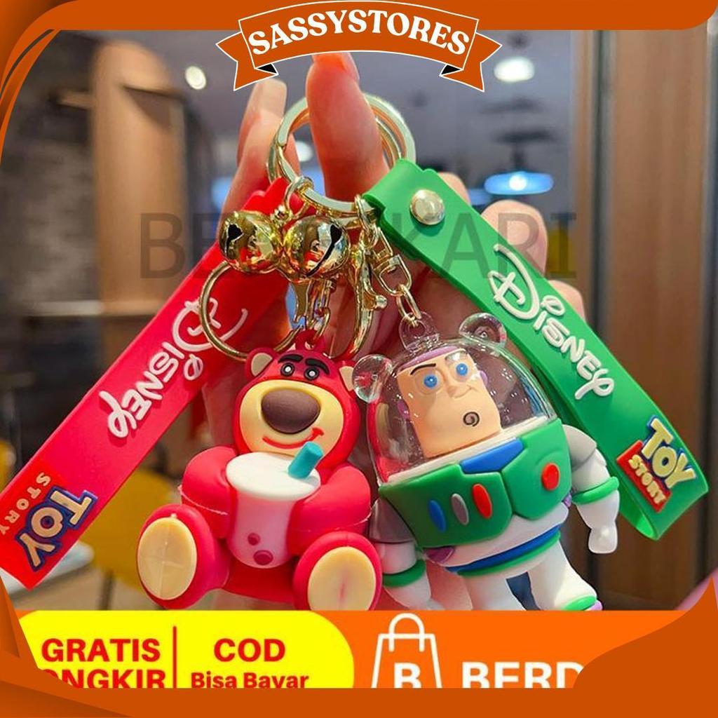 BD Gantungan Kunci Toy Story Silikon Premium / Gantungan Kunci Motor Mobil Toy Story / Ganci Toy Sto