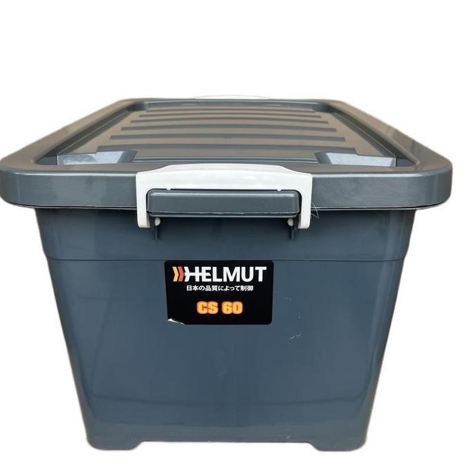 TERLARIS CONTAINER BOX PLASTIK ABU 60 LITER HELMUT
