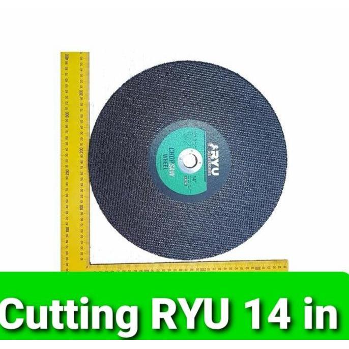Batu Potong Gerinda Duduk 14" Cut Off Wheel 14 Inch RYU Chopsaw Wheel